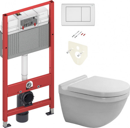 ��������  ������ ��������� Duravit Starck 3 42250900A1 �������� + ������� ����������� ��� �������� TECE Base K440322 � ������� �����