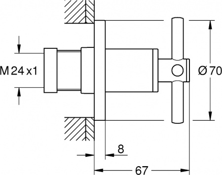 ������� Grohe Atrio New 19069DA3 ��� �����, ������ �����