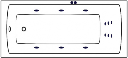 ��������� ����� Excellent Aquaria WAEX.AQU17.LINE 170x75