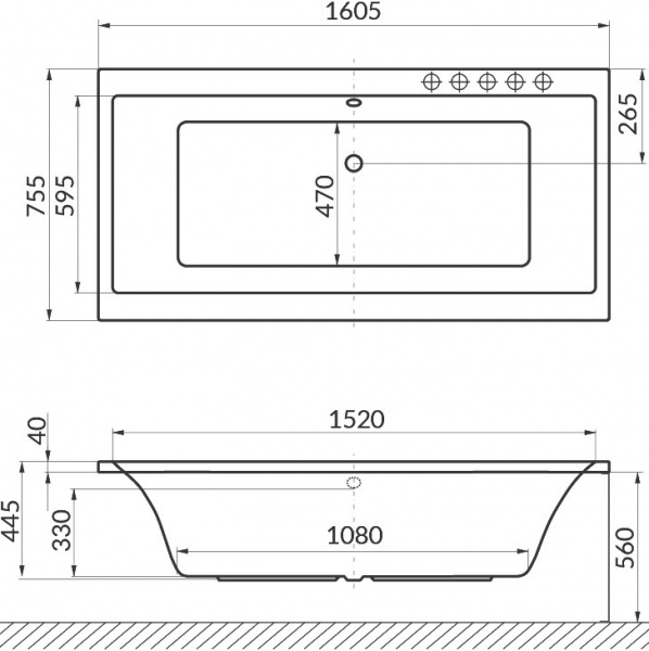 ��������� ����� Excellent Pryzmat WAEX.PRY16.RELAX 160x75