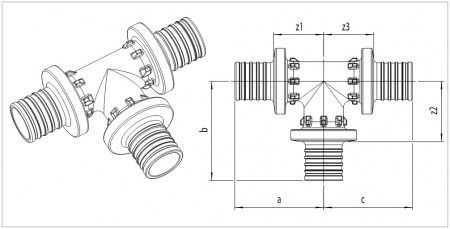 ������� Rehau Rautitan PX � ����������� ������� � �������� �������� 25-20-16