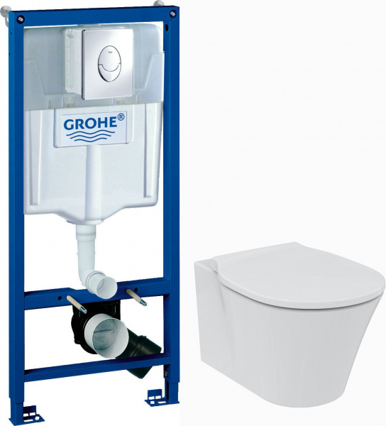 ��������  ������� ����������� ��� �������� Grohe Rapid SL 38721001 3 � 1 � ������� ����� + ������ ��������� Ideal Standard Connect Air K819501 �������