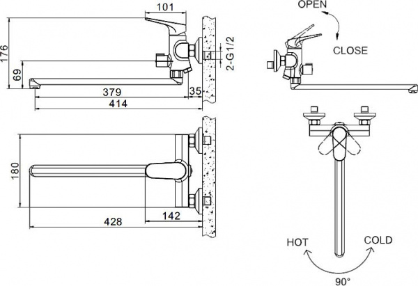������� �������� Bravat Eler F00449CP 2 � 1