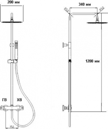������� ������ RGW Shower Panels SP-21
