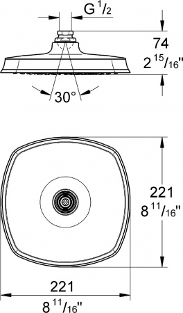 ������� ��� Grohe Rainshower Grandera 210 27974IG0