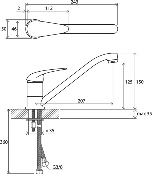 ��������� Ravak Suzan SN 016.00 ��� �������� �����