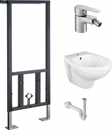��������  ���� ��������� Jacob Delafon Patio E4189 + ������� ����������� ��� ���� VitrA 780-5820 + ��������� Jacob Delafon July E16028-4-CP ��� ���� + ����� ��� ���� Geberit 151.108.11.1