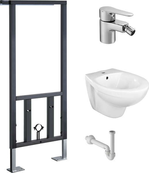 ��������  ���� ��������� Jacob Delafon Patio E4189 + ������� ����������� ��� ���� VitrA 780-5820 + ��������� Jacob Delafon July E16028-4-CP ��� ���� + ����� ��� ���� Geberit 151.108.11.1