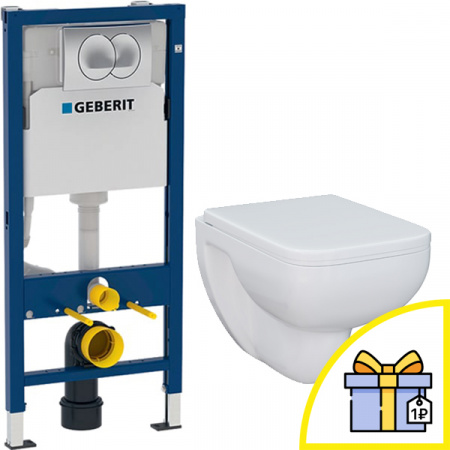 ��������  ������ ��������� AM.PM Tender C45A1739SC + ������� ����������� ��� �������� Geberit Duofix 458.133.21.1 � ������� ����� + ���������� AM.PM �