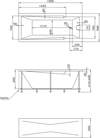 ��������� ����� Marka One Raguza 190x90
