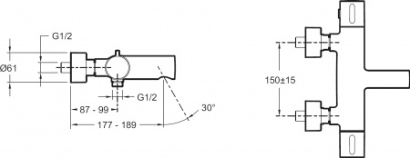 ��������� Jacob Delafon Cuff E78520-CP ��� ����� � �����