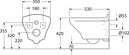 ������ ��������� Gustavsberg Estetic Hygienic Flush ������