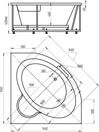 ��������� ����� ������� ������� KAL146-0000005 145x145 � ������������� � �������