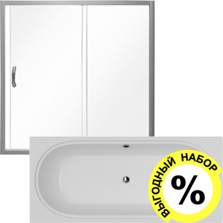 ��������� ����� AM.PM Bliss 180x80 L ARB � �������� + ������ �� ����� + ���������� AM.PM �� 30 ���� �������� �� �����������