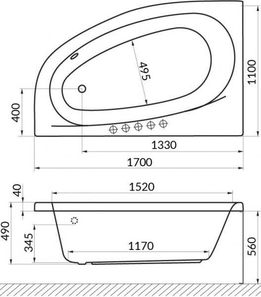 ��������� ����� Excellent Kameleon 170x110 �����