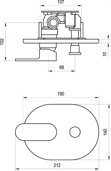 ��������� Ravak Chrome CR 065.00 ��� ����� � �����