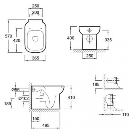 ������ ���������� Jacob Delafon Replay E4776