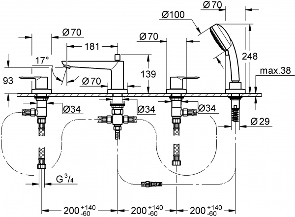 ��������� Grohe BauLoop 2511900A �� ���� �����