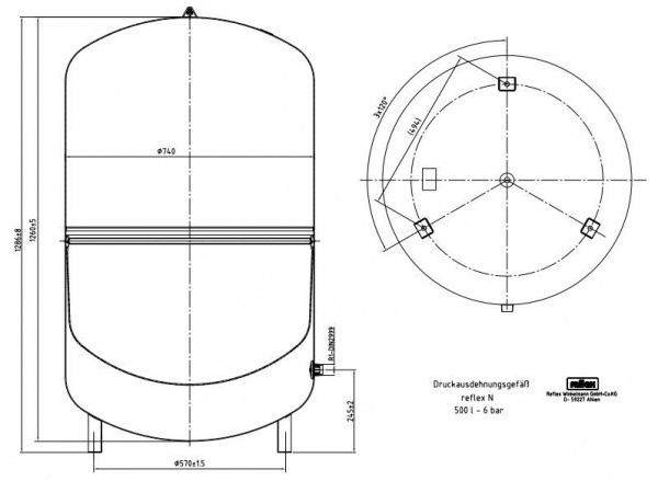 Reflex N 500, �����, ���������� �������������� ���, ����������� 6 ���, ���. 8218300