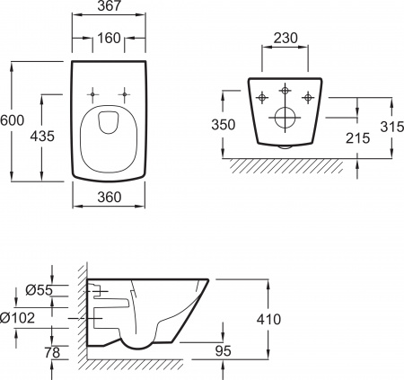   Jacob Delafon Escale E1306