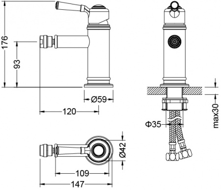 ��������� Timo Arisa 5312/00F chrome ��� ����