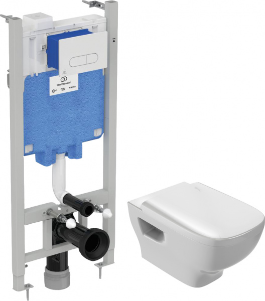    Jacob Delafon Struktura EDE102 + -   +  Ideal Standard ProSys Eco Frame 2.0 R0464AC   