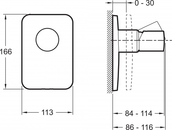 ��������� Jacob Delafon Toobi E98707-CP ��� ����