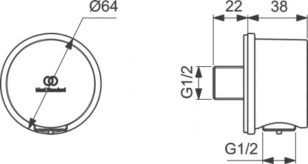 ��������� ����������� Ideal Standard IdealRain BC808AA