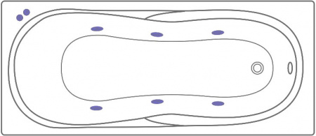 ��������� ����� Excellent Sekwana WAEX.SEK17.SOFT 170x75