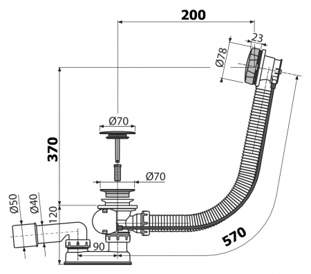 ����-������� AlcaPlast A55�M