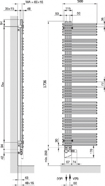 ����������������� ������� Zehnder Yucca Star YAS-180-050 �����