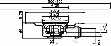 HL 90PrD-3000 ���� � �������������� �������� DN40