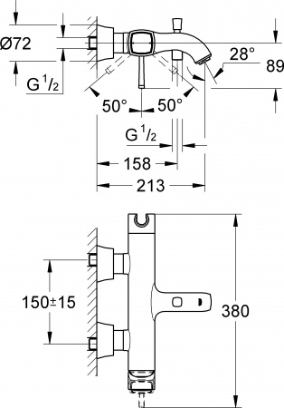 ��������� Grohe Grandera 23317IG0 ��� ����� � �����