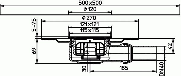 HL 90PrD-3000 ���� � �������������� �������� DN40