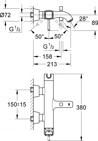 ��������� Grohe Grandera 23317IG0 ��� ����� � �����