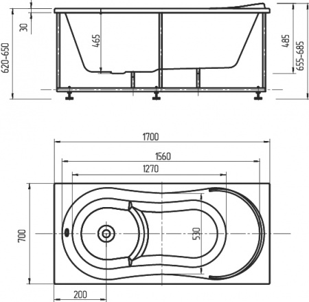 ��������� ����� ������� �������� AFR170-0000032 170x70, ���� �����