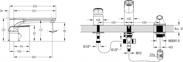 ��������� Villeroy & Boch O.novo Start TVT10500100061 �� ���� �����