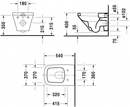 ������ ��������� Duravit DuraStyle 2552090000
