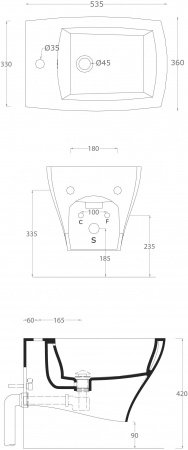���� ��������� ArtCeram Jazz JZB001 ������