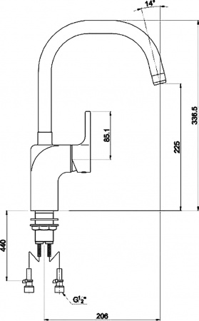 ��������� Timo Polo 0166FN-Uchrome ��� �������� �����