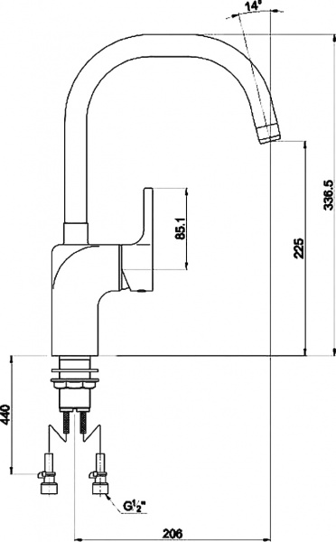 ��������� Timo Polo 0166FN-Uchrome ��� �������� �����