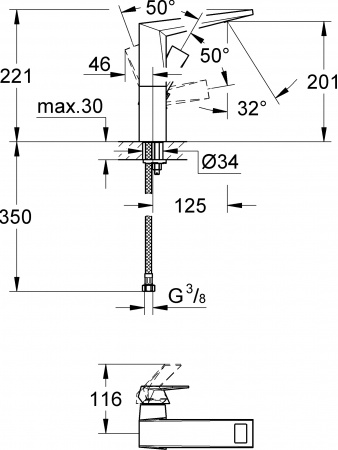  Grohe Allure Brilliant 23112000  