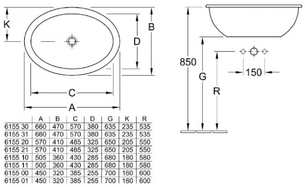 �������� Villeroy & Boch Loop & Friends 6155 1101 alpin