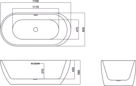 ��������� ����� Black&White Swan SB105 170x80
