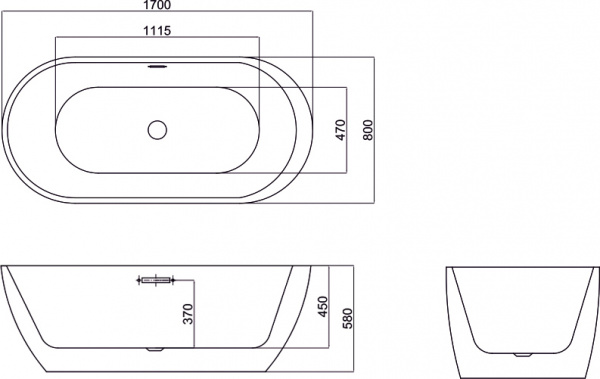 ��������� ����� Black&White Swan SB105 170x80