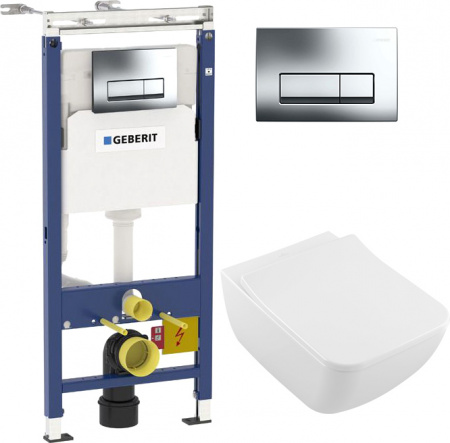 ��������  ������ ��������� Villeroy & Boch Venticello 4611RS01 ������������ + ������� ����������� ��� �������� Geberit Duofix ���������� 458.125.21.1