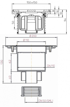 HL 310NPrG - SML ���� ��� ����� SML DN50