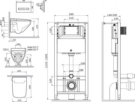 �������� AM.PM Inspire V2.0 IS450A38.CCC50A ������� � ����������� ����, ��������� ������ + ���������� AM.PM �� 30 ���� �������� �� �����������