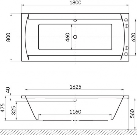 ��������� ����� Excellent Crown II 180x80