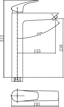 ��������� Aquanet Static AF330-11B ��� ��������, ������ �������